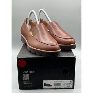 Vionic Womens Charm‎ Kensley Comfort Loafers- Supportive Walking Shoe Size 7 W